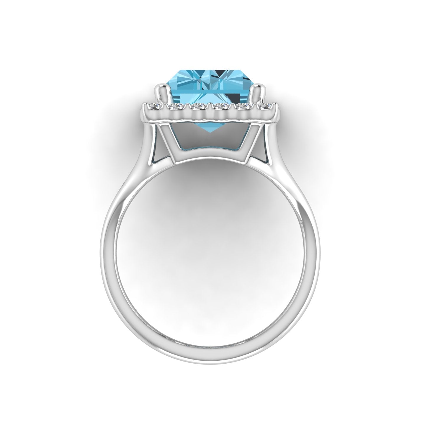 Blue Ice Topaz Ring