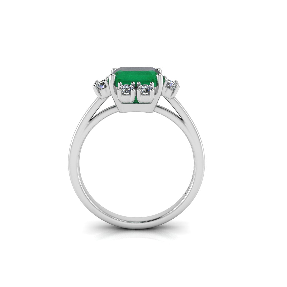 Emerald and Diamond Ring