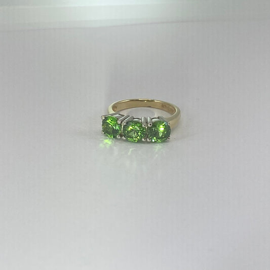 Peridot Trinity Ring