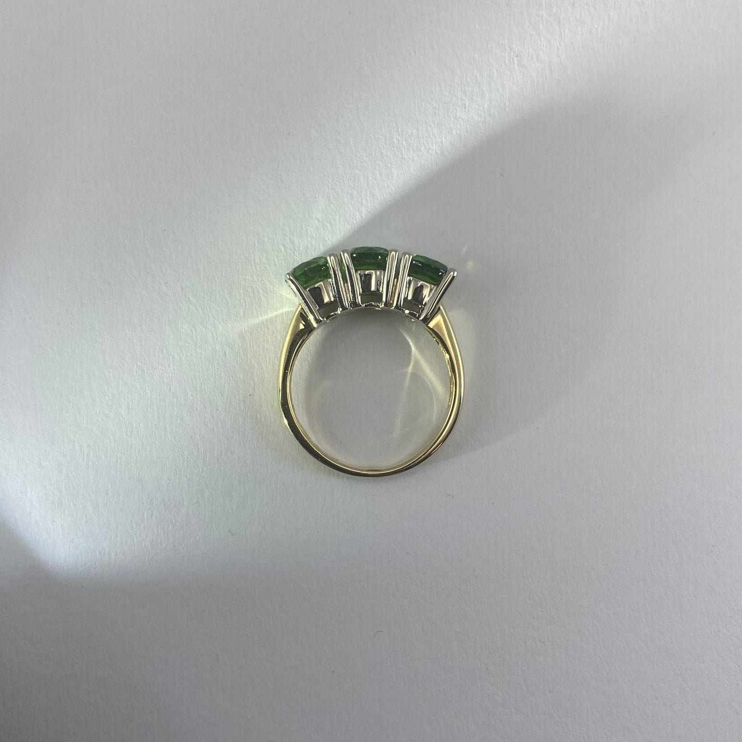 Peridot Trinity Ring